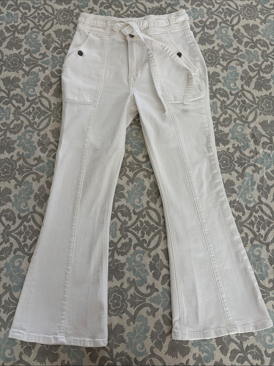 Frame Denim Denim - Frame Denim White Flare Leg Jeans